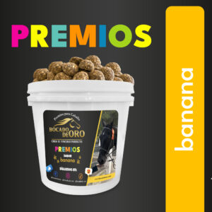 Premios para Caballos sabor banana