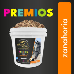 Premios para Caballos sabor zanahoria
