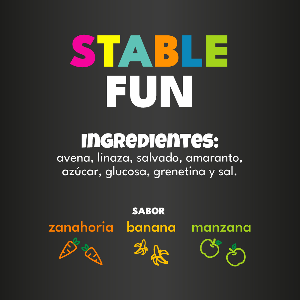Bocado-Stable-fun-03 Ingredientes Stable fun Juguete Caballeriza